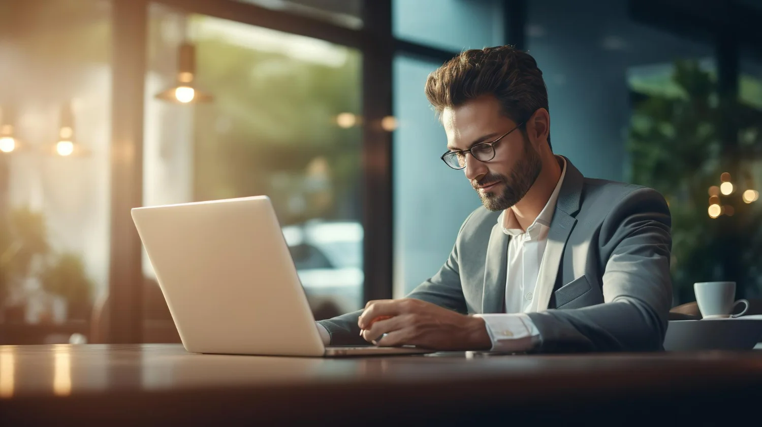 Homem realizando uma análise de concorrência para seu ecommerce