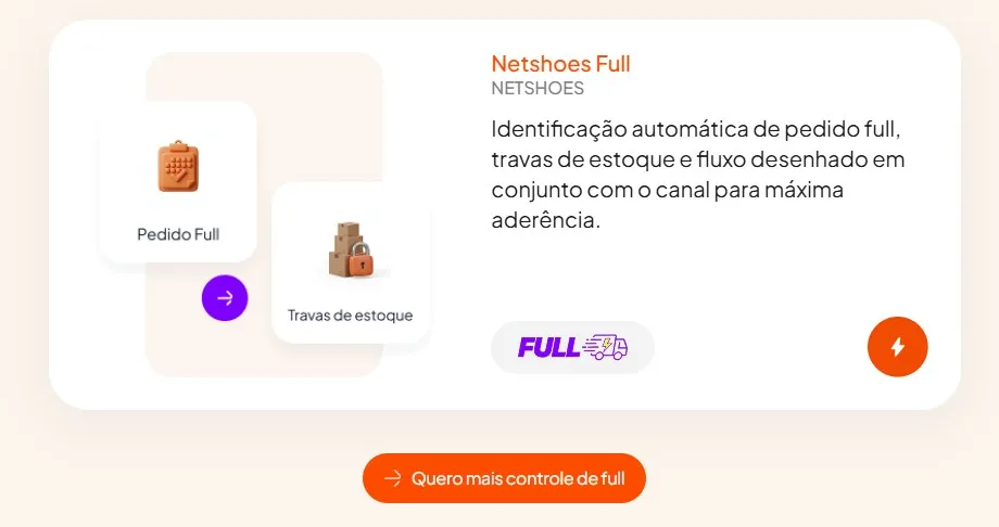 Fulfillment Management System da Netshoes com ANYMARKET