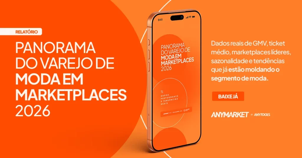Banner do relatório Panorama do Varejo de Moda em Marketplaces 2026
