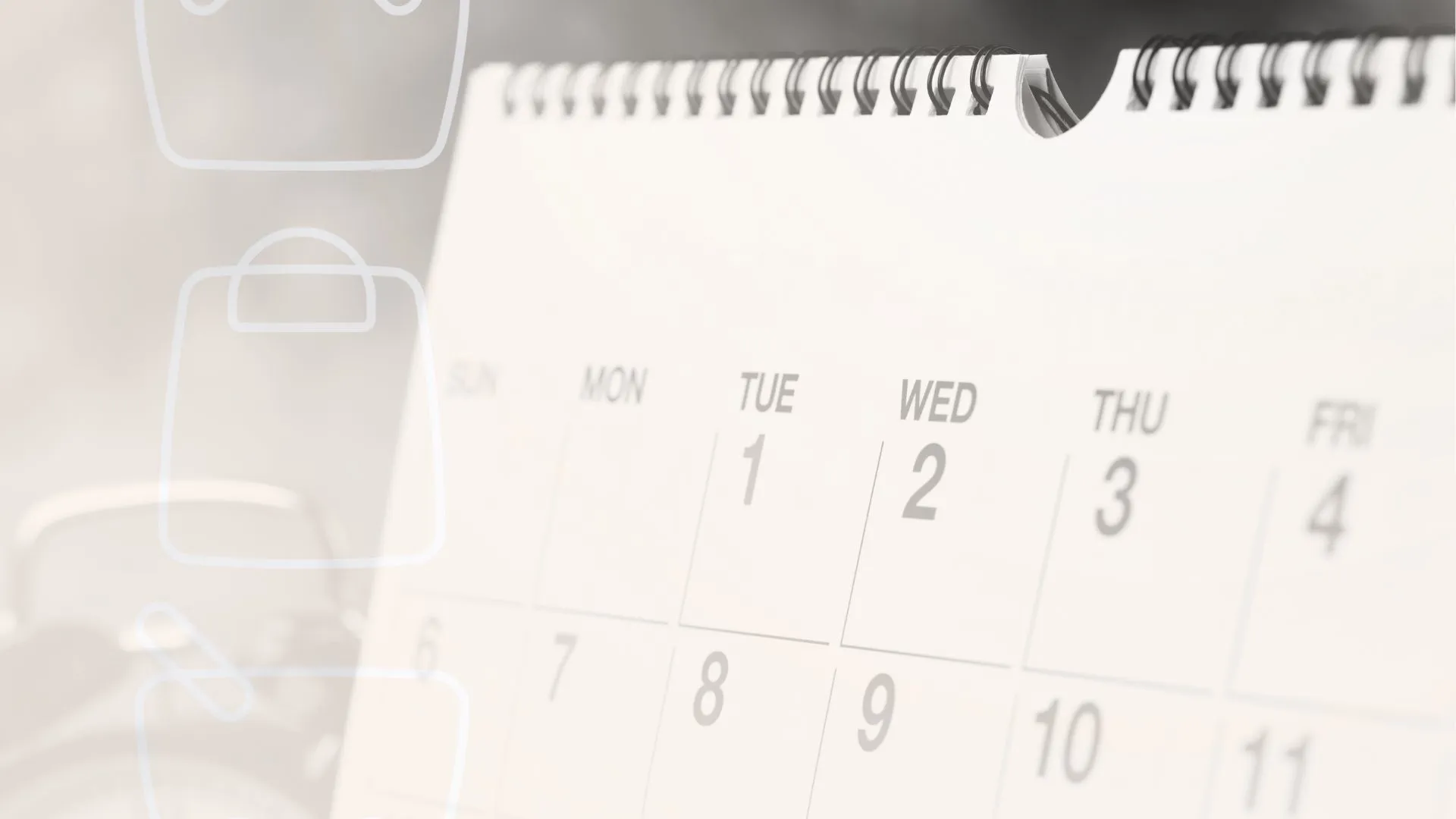 Calend&aacute;rio em destaque simbolizando o planejamento estrat&eacute;gico para o Spike Day (data dupla) no varejo digital.