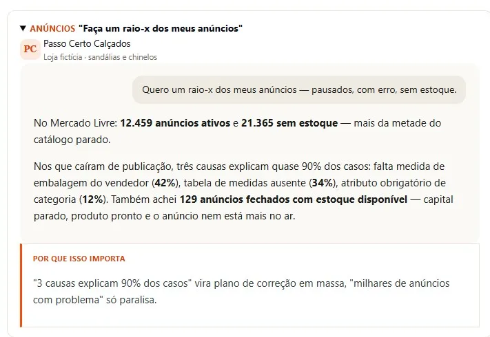 Conversa com Claude e Chatgpt conectados ao ANYMARKET via MCP